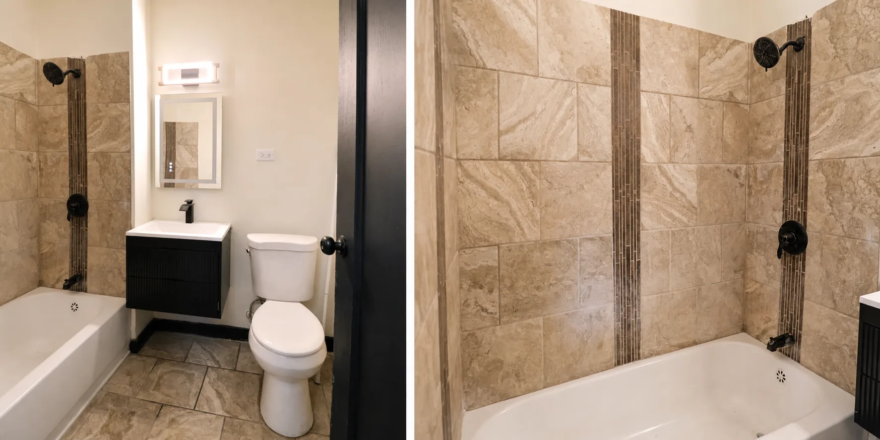 Finished bathroom